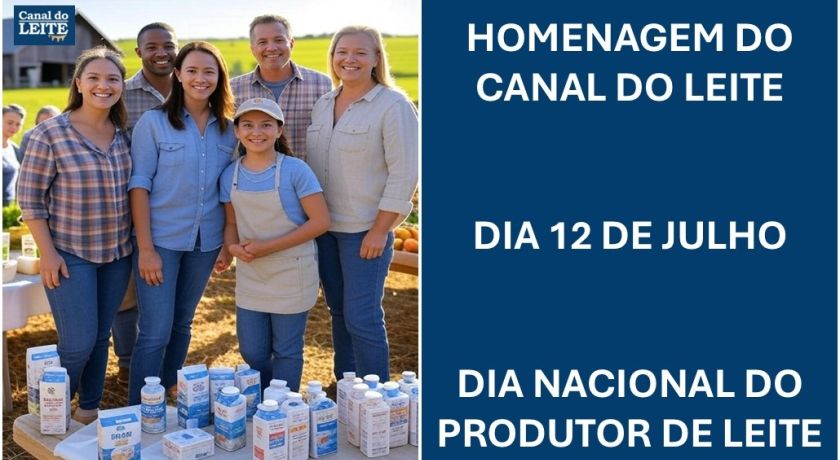 12 de Julho - Dia Nacional do Produtor de Leite