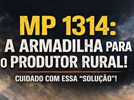 MP 1314: “REESTRUTURAÇÃO” DE DÍVIDAS PODE ESTAR AUMENTANDO O RISCO DE PERDA DE FAZENDAS NO BRASIL